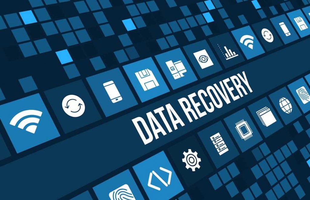 Business Data Recovery Plan. An image with a title text