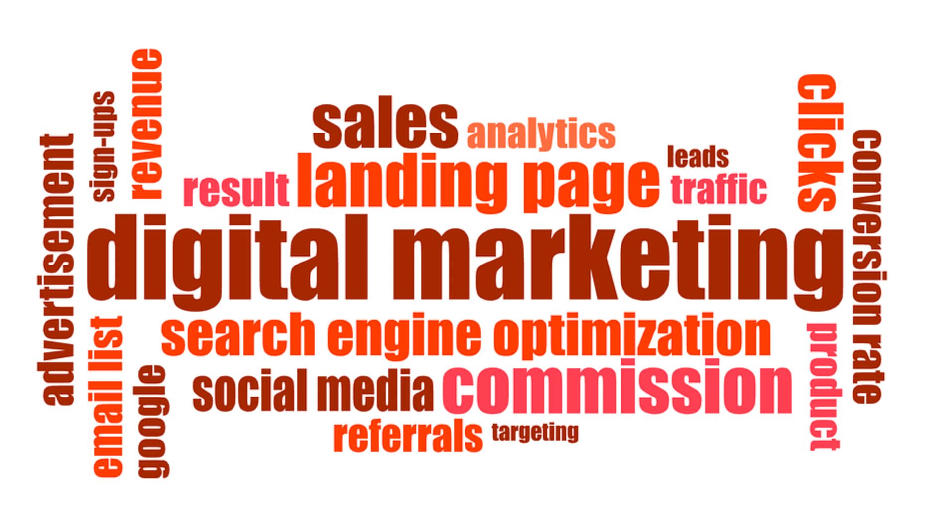 Digital marketing. Sales and marketing notices.